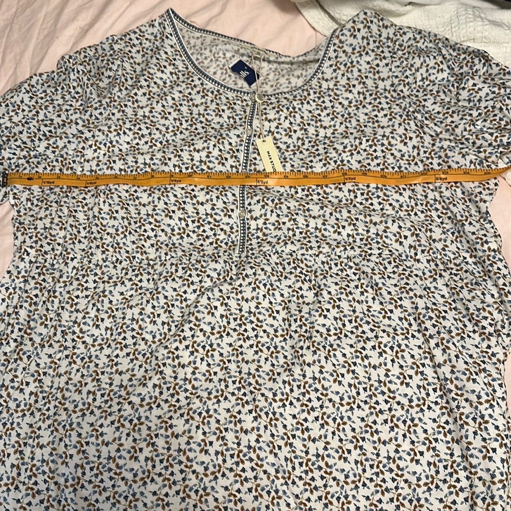 2x floral peasant top new